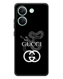 Чехол для Xiaomi Poco X8 Pro с картинкой «Gucci — серебряная змея» Чехол для Xiaomi Poco X8 Pro с картинкой «Gucci — серебряная змея»