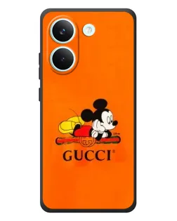 Чехол для Xiaomi Poco X8 Pro с картинкой «Микки Маус Gucci — оранж» Чехол для Xiaomi Poco X8 Pro с картинкой «Микки Маус Gucci — оранж»