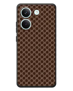 Чехол для Xiaomi Poco X8 Pro с картинкой «Gucci — шоколадная сетка» Чехол для Xiaomi Poco X8 Pro с картинкой «Gucci — шоколадная сетка»