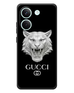 Чехол для Xiaomi Poco X8 Pro с картинкой «Gucci — серебряный лев» Чехол для Xiaomi Poco X8 Pro с картинкой «Gucci — серебряный лев»