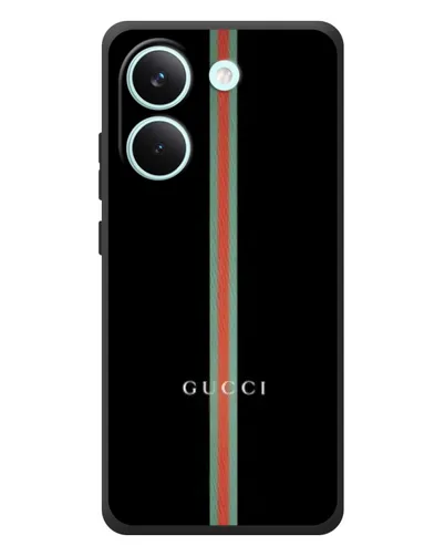 Чехол для Xiaomi Poco X8 Pro с картинкой «Gucci — строгая линия» Чехол для Xiaomi Poco X8 Pro с картинкой «Gucci — строгая линия»