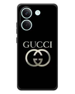 Чехол для Xiaomi Poco X8 Pro с картинкой «Gucci — золото на черном» Чехол для Xiaomi Poco X8 Pro с картинкой «Gucci — золото на черном»