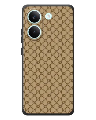 Чехол для Xiaomi Poco X8 Pro с картинкой «Gucci — классический беж» Чехол для Xiaomi Poco X8 Pro с картинкой «Gucci — классический беж»