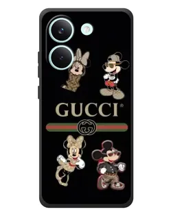 Чехол для Xiaomi Poco X8 Pro с картинкой «Gucci — герои Disney и монограмма» Чехол для Xiaomi Poco X8 Pro с картинкой «Gucci — герои Disney и монограмма»