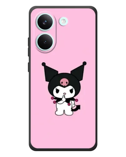 Чехол для Xiaomi Poco X8 Pro с картинкой «Kuromi — розовая нежность» Чехол для Xiaomi Poco X8 Pro с картинкой «Kuromi — розовая нежность»