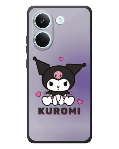 Чехол для Xiaomi Poco X8 Pro с картинкой «Kuromi — фиолетовый арт» Чехол для Xiaomi Poco X8 Pro с картинкой «Kuromi — фиолетовый арт»