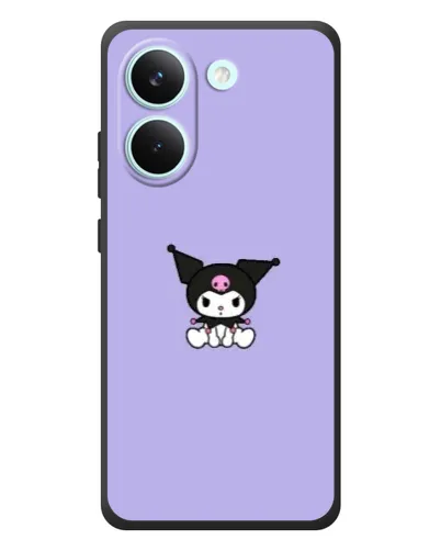 Чехол для Xiaomi Poco X8 Pro с картинкой «Kuromi — фиолетовый минимализм» Чехол для Xiaomi Poco X8 Pro с картинкой «Kuromi — фиолетовый минимализм»