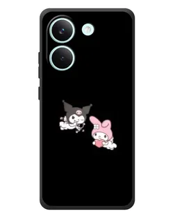 Чехол для Xiaomi Poco X8 Pro с картинкой «My Melody и Kuromi» Чехол для Xiaomi Poco X8 Pro с картинкой «My Melody и Kuromi»