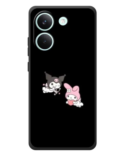 Чехол для Xiaomi Poco X8 Pro с картинкой «My Melody и Kuromi» Чехол для Xiaomi Poco X8 Pro с картинкой «My Melody и Kuromi»