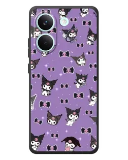 Чехол для Xiaomi Poco X8 Pro с картинкой «Kuromi — паттерн» Чехол для Xiaomi Poco X8 Pro с картинкой «Kuromi — паттерн»