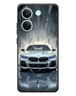 Чохол для Xiaomi Poco X8 Pro з картинкою «BMW у світлі фар» Чохол для Xiaomi Poco X8 Pro з картинкою «BMW у світлі фар»
