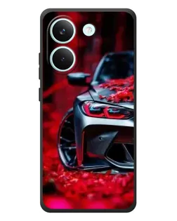 Чохол для Xiaomi Poco X8 Pro з картинкою «Спортивна BMW та квіти» Чохол для Xiaomi Poco X8 Pro з картинкою «Спортивна BMW та квіти»