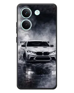 Чохол для Xiaomi Poco X8 Pro з картинкою «BMW крізь туман» Чохол для Xiaomi Poco X8 Pro з картинкою «BMW крізь туман»