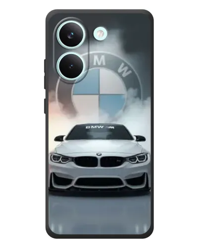 Чехол для Xiaomi Poco X8 Pro с картинкой «BMW в белом дыму» Чехол для Xiaomi Poco X8 Pro с картинкой «BMW в белом дыму»