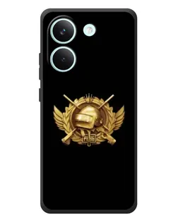 Чехол для Xiaomi Poco X8 Pro с картинкой «PUBG — оранжевый градиент»