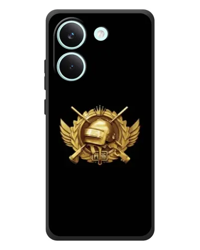 Чехол для Xiaomi Poco X8 Pro с картинкой «PUBG — оранжевый градиент»