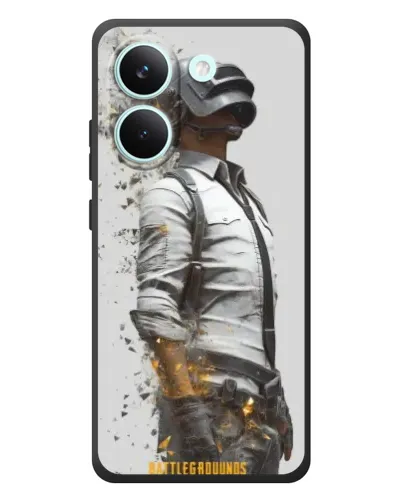 Чехол для Xiaomi Poco X8 Pro с картинкой «PUBG — боец в пыли»