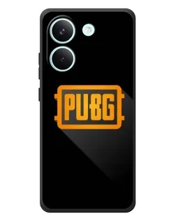 Чехол для Xiaomi Poco X8 Pro с картинкой «PUBG — рамка лого»