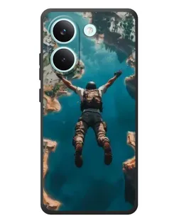 Чехол для Xiaomi Poco X8 Pro с картинкой «PUBG — свободное падение»