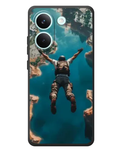 Чехол для Xiaomi Poco X8 Pro с картинкой «PUBG — свободное падение»