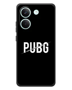 Чехол для Xiaomi Poco X8 Pro с картинкой «PUBG — белый логотип»