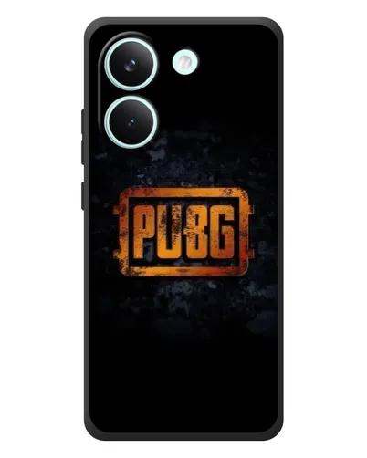 Чехол для Xiaomi Poco X8 Pro с картинкой «PUBG — золотой логотип»