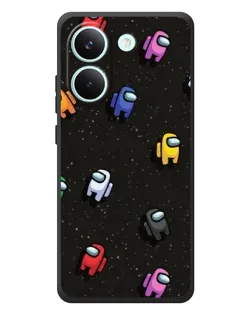 Чехол для Xiaomi Poco X8 Pro с картинкой «Космический паттерн Among Us» Чехол для Xiaomi Poco X8 Pro с картинкой «Космический паттерн Among Us»