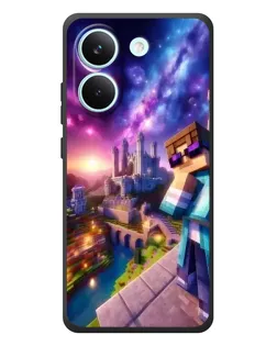 Чехол для Xiaomi Poco X8 Pro с картинкой «Стив и космос»