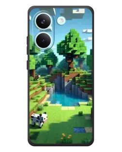 Чехол для Xiaomi Poco X8 Pro с картинкой «Minecraft летний день»