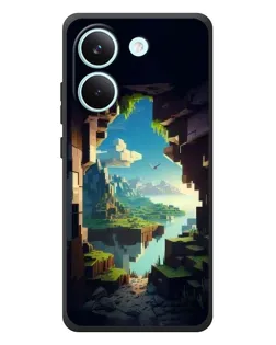 Чехол для Xiaomi Poco X8 Pro с картинкой «Вид из пещеры»