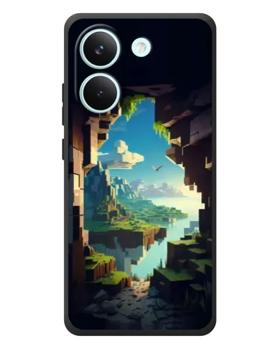 Чехол для Xiaomi Poco X8 Pro с картинкой «Вид из пещеры»