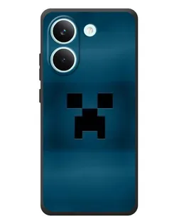 Чехол для Xiaomi Poco X8 Pro с картинкой «Крипер текстура»