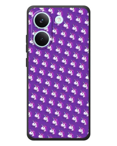 Чехол для Xiaomi Poco X8 Pro с картинкой «Единороги на фиолетовом» Чехол для Xiaomi Poco X8 Pro с картинкой «Единороги на фиолетовом»
