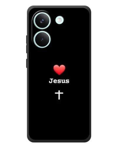 Чехол для Xiaomi Poco X8 Pro с картинкой «Сердце - Jesus» Чехол для Xiaomi Poco X8 Pro с картинкой «Сердце - Jesus»