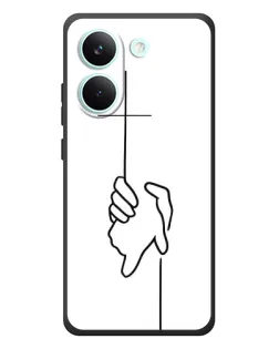 Чехол для Xiaomi Poco X8 Pro с картинкой «Рука держит»