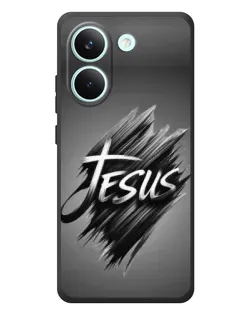 Чехол для Xiaomi Poco X8 Pro с картинкой «Надпись Jesus Graffiti»