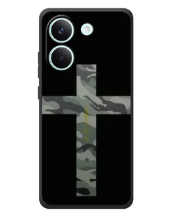 Чехол для Xiaomi Poco X8 Pro с картинкой «Милитари Крест»