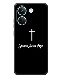 Чехол для Xiaomi Poco X8 Pro с картинкой «Иисус любит тебя»