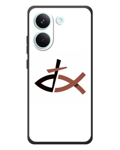 Чехол для Xiaomi Poco X8 Pro с картинкой «Рыба и крест» Чехол для Xiaomi Poco X8 Pro с картинкой «Рыба и крест»