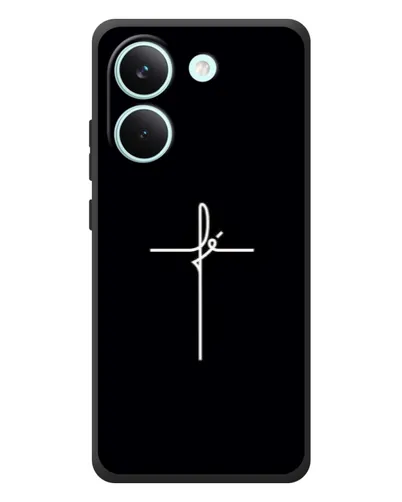 Чехол для Xiaomi Poco X8 Pro с картинкой «Тонкий крест» Чехол для Xiaomi Poco X8 Pro с картинкой «Тонкий крест»