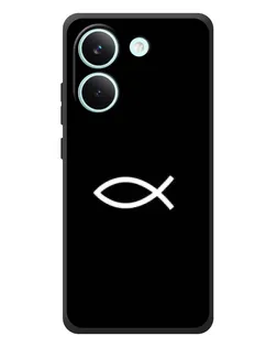 Чехол для Xiaomi Poco X8 Pro с картинкой «Символ рыбы Jesus» Чехол для Xiaomi Poco X8 Pro с картинкой «Символ рыбы Jesus»