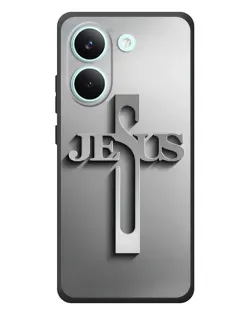 Чехол для Xiaomi Poco X8 Pro с картинкой «Металлический крест Jesus» Чехол для Xiaomi Poco X8 Pro с картинкой «Металлический крест Jesus»