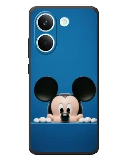 Чехол для Xiaomi Poco X8 Pro с картинкой «Микки выглядывает»