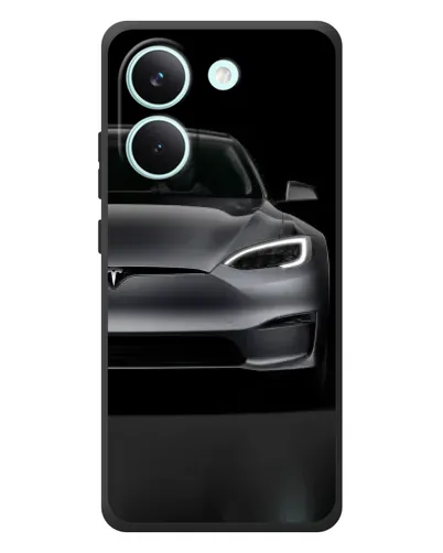 Чехол для Xiaomi Poco X8 Pro с картинкой «Tesla Model S Look» Чехол для Xiaomi Poco X8 Pro с картинкой «Tesla Model S Look»