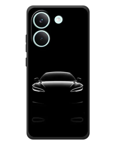 Чехол для Xiaomi Poco X8 Pro с картинкой «Силуэт Tesla Night» Чехол для Xiaomi Poco X8 Pro с картинкой «Силуэт Tesla Night»