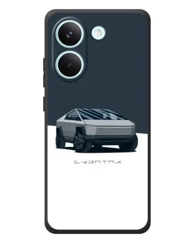 Чехол для Xiaomi Poco X8 Pro с картинкой «Серебристый Cybertruck Tesla» Чехол для Xiaomi Poco X8 Pro с картинкой «Серебристый Cybertruck Tesla»