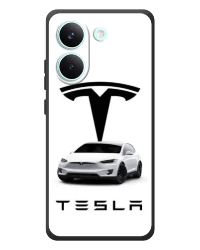 Чехол для Xiaomi Poco X8 Pro с картинкой «Tesla White Style» Чехол для Xiaomi Poco X8 Pro с картинкой «Tesla White Style»