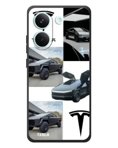 Чехол для Xiaomi Poco X8 Pro с картинкой «Коллаж Cybertruck Tesla» Чехол для Xiaomi Poco X8 Pro с картинкой «Коллаж Cybertruck Tesla»