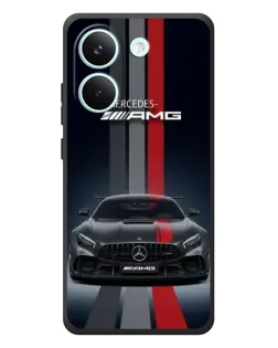 Чехол для Xiaomi Poco X8 Pro с картинкой «Mercedes — белый карбон» Чехол для Xiaomi Poco X8 Pro с картинкой «Mercedes — белый карбон»