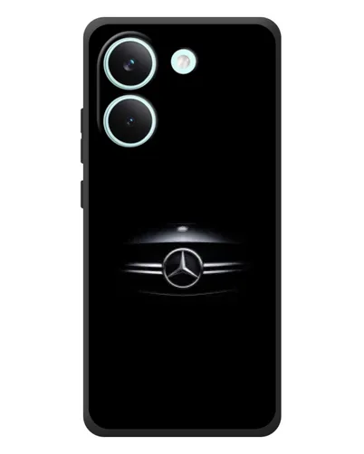 Чехол для Xiaomi Poco X8 Pro с картинкой «Mercedes — абстрактные линии»